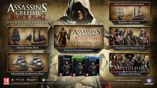 Анонс Assassin's Creed 4: Black Flag Jackdaw Edition Анонс Assassin's Creed 4: Black Flag Jackdaw Edition