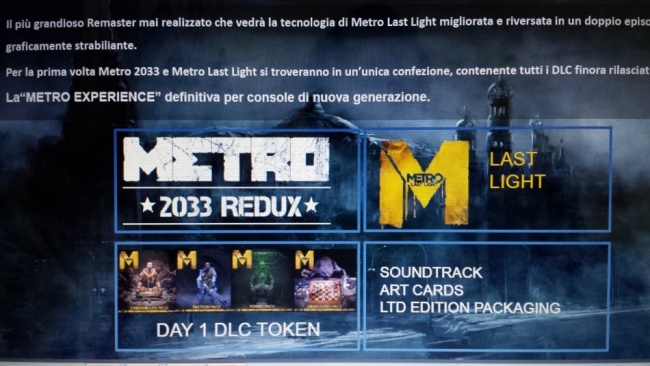 Metro 2033 Redux  PlayStation 4  Xbox One []