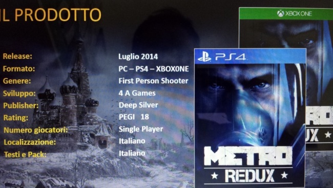 Metro 2033 Redux  PlayStation 4  Xbox One []