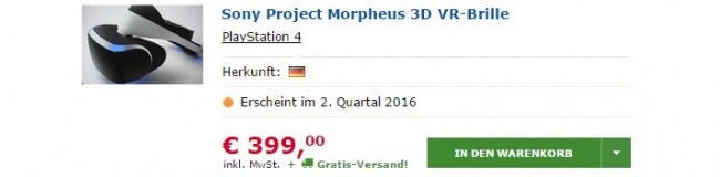  Project Morpheus