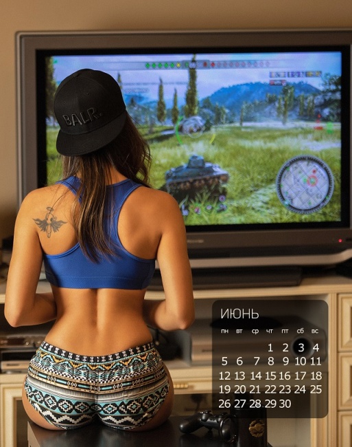 Эротический календарь World of Tanks